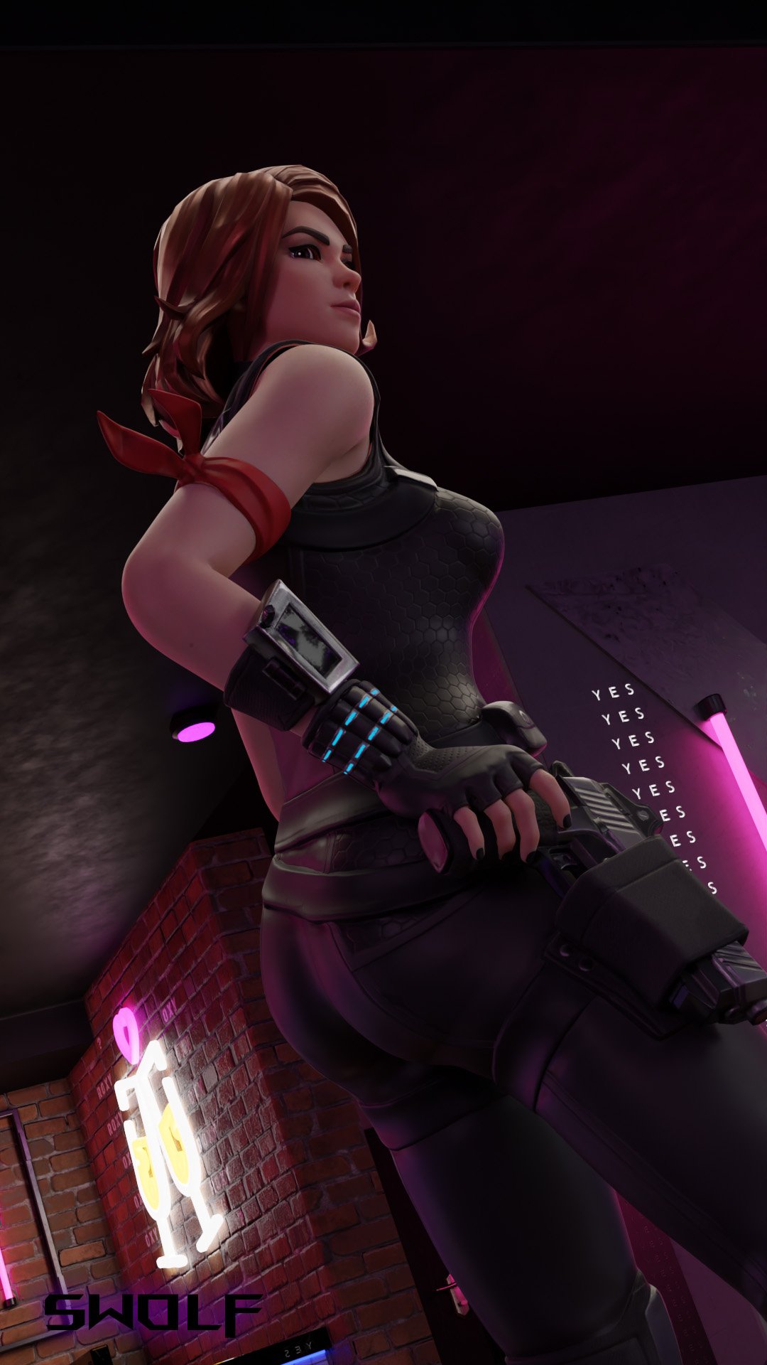 3d black_widow black_widow_(marvel) fortnite fortnite:_battle_royale fortnite_(marvel_comics) marvel marvel_comics red_hair siphowolf1