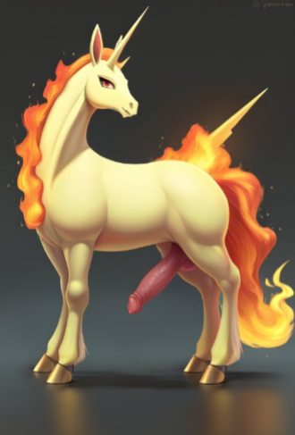 ai_generated male_only nintendo pokemon pokemon_(species) pokephilia rapidash