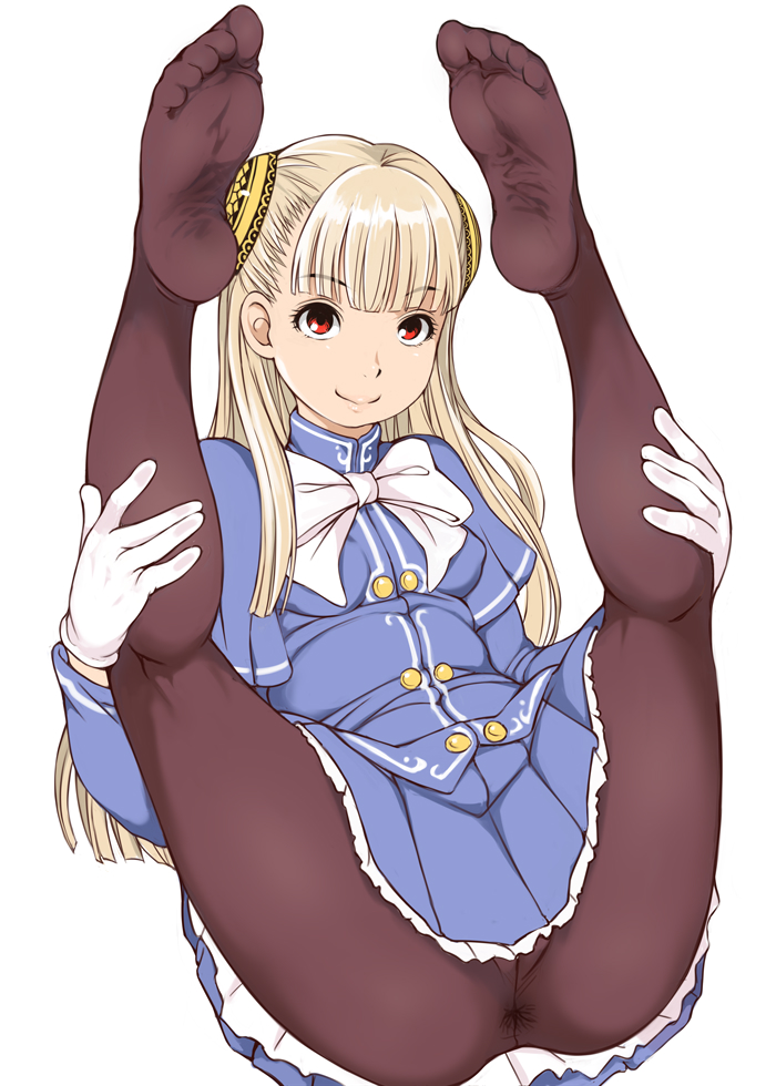 2d, athletic, athletic female, blonde hair, capcom, capcom fighting all-stars, capcom fighting evolution, capcom fighting jam, e10, female, female focus, female only, hourglass figure, ingrid (capcom), long hair, pale skin, pale-skinned female, pinup, pinup pose, red eyes, street fighter