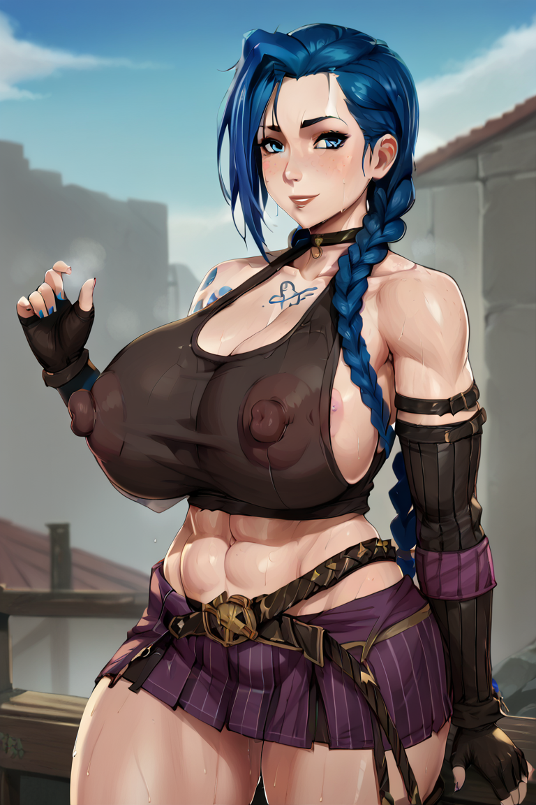 ai_generated arcane arcane_jinx jinx_(league_of_legends) league_of_legends tagme xusisidie