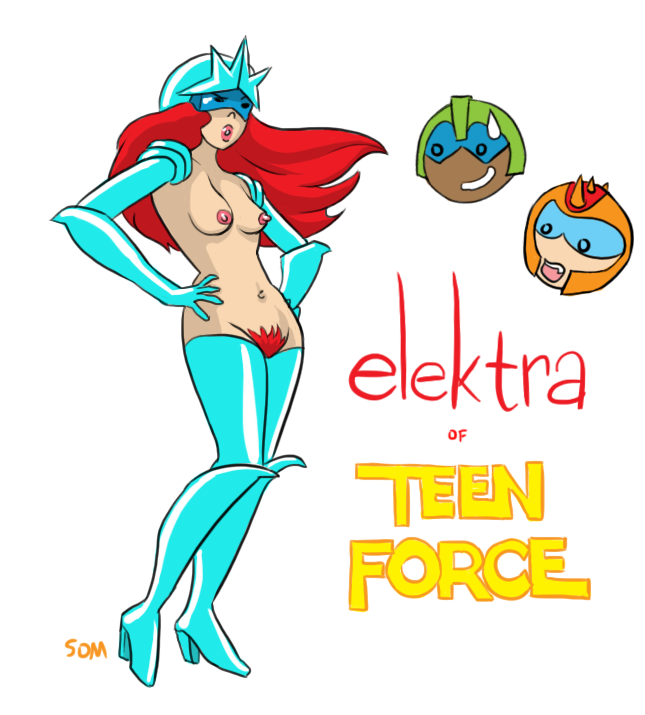 elektra kid_comet moleculad som teen_force