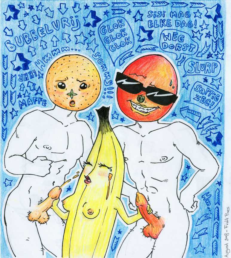 banana breasts fruit mango orange sisi sisi_no_bubbles