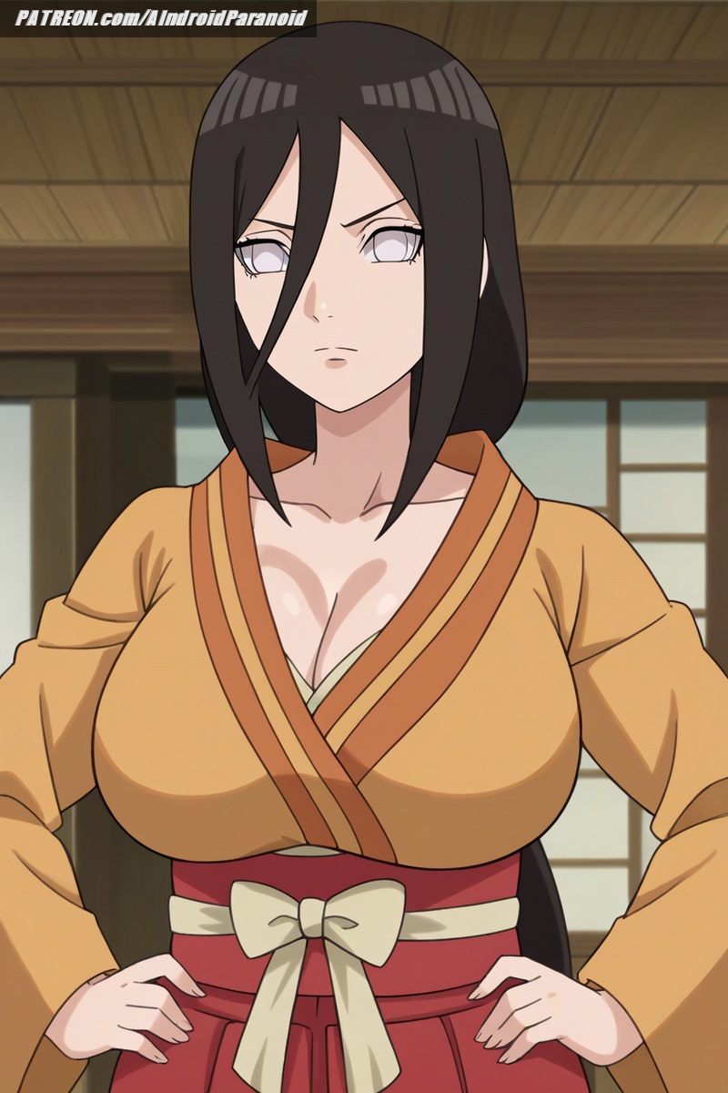 ai_generated aindroidparanoid ass aunt big_breasts boruto:_naruto_next_generations breasts brown_hair busty byakugan cleavage curvy dojo female female_only hand_on_hip hips huge_breasts hyuuga_hanabi japanese_clothes kimono large_breasts narrow_waist naruto naruto_(classic) naruto_(series) naruto_shippuden ninja outdoors silver_eyes stable_diffusion straight_hair upset voluptuous