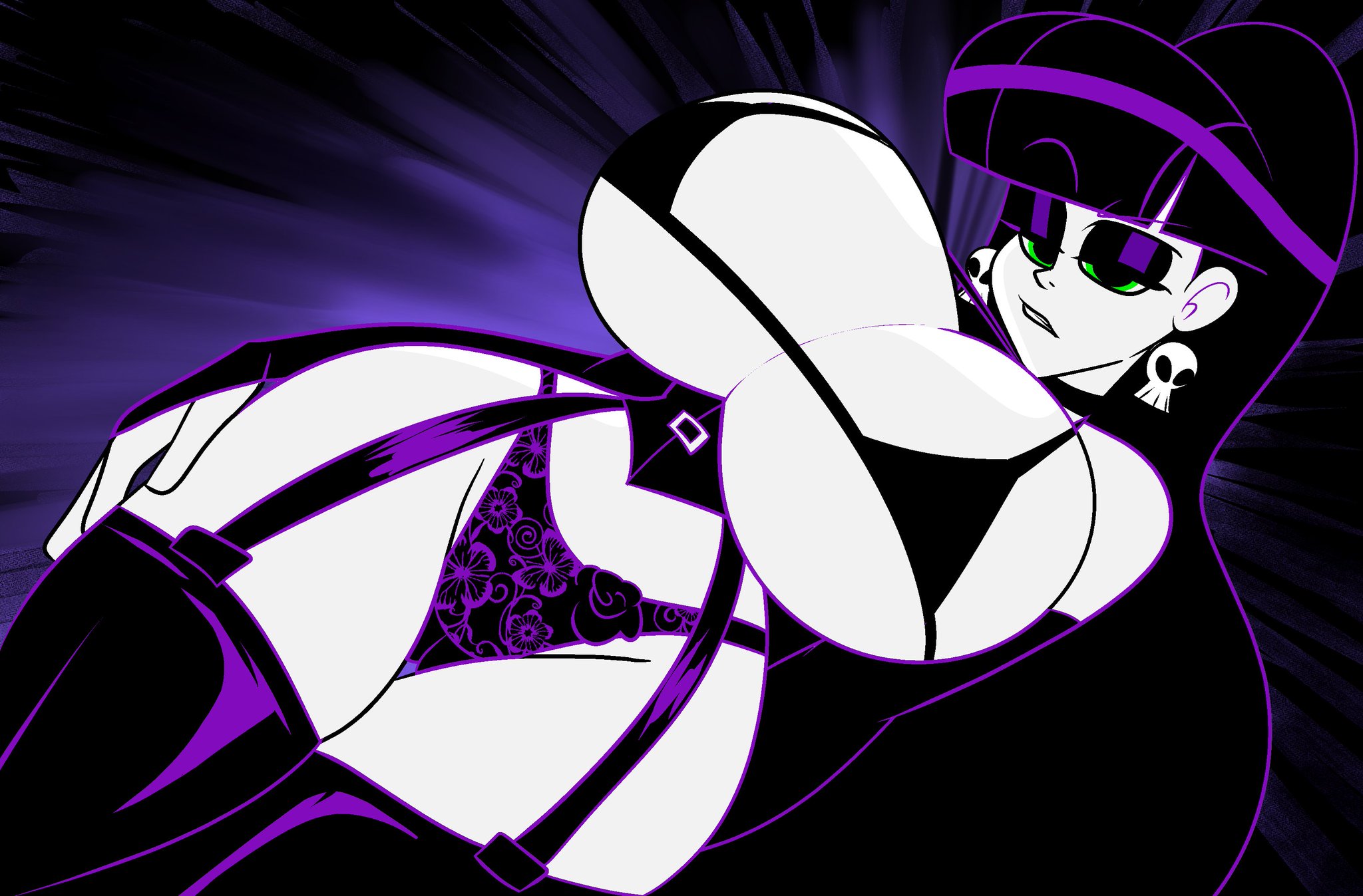 1girls, 2025, 2d, 2d (artwork), 2d artwork, atomickingboo, big ass, big breasts, big thighs, big tiddy goth gf, black hair, breasts, breasts bigger than head, bust, busty, chest, child bearing hips, curvaceous, curvy, curvy female, curvy figure, digital media (artwork), enormous breasts, female, gigantic breasts, goth, goth girl, gothic, gothic girl, green eyes, hips, huge ass, huge breasts, huge thighs, hyper breasts, large ass, large breasts, large thighs, legs, light skin, light-skinned female, lindel dollice quilten, long-haired female, massive breasts, mature, mature female, oc, original, original character, pale skin, pale-skinned female, slim waist, the besties (atomickingboo), thick, thick hips, thick legs, thick thighs, thighs, voluptuous, waist, wallyroo, white body, white skin, white-skinned female, wide hips, wide thighs