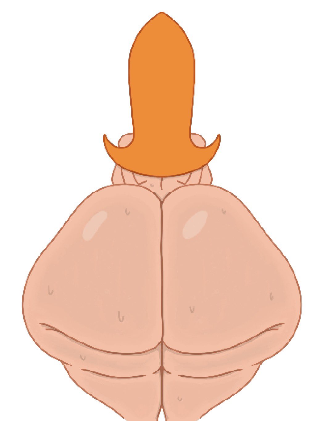1girls, 2026, 2d, 2d (artwork), 2d artwork, ass, ass bigger than head, ass focus, big ass, candace flynn, digital art, digital drawing (artwork), digital media (artwork), disney, disney channel, disney xd, fat ass, female, human, humanoid, long hair, naked, naked female, nude, nude female, orange hair, orange hair female, phineas and ferb, solo, tagme, theslashfive
