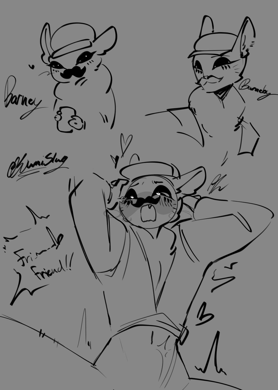 animal hospital, anthro only, barney (animal hospital), bunny ears, doodle, kunislugs, roblox, roblox game, self upload, tagme