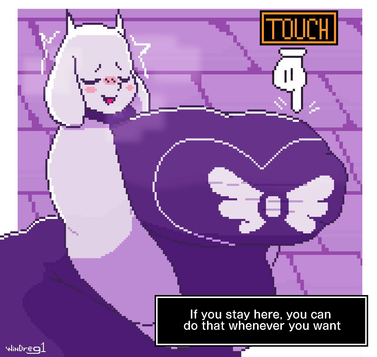 1girls big_breasts curvy curvy_female furry huge_breasts massive_breasts milf pixel_(artwork) pixel_art tagme toriel undertale undertale_(series) white_body windreg