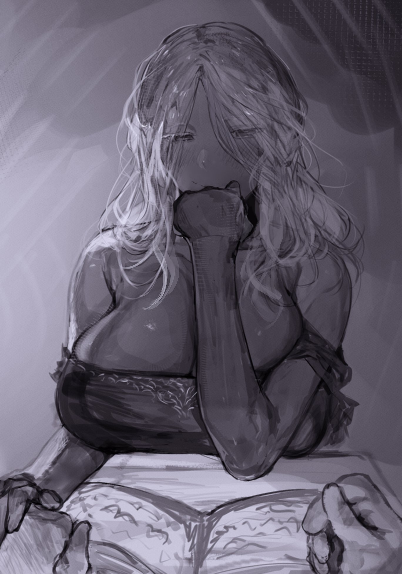 1girls, artist request, big breasts, busty, cleavage, curves, curvy, dark skin, dark-skinned female, elden ring, elden ring nightreign, female, female only, fromsoftware, huge breasts, large breasts, milf, recluse (nightreign), revealing clothes, white hair, witch, witch hat