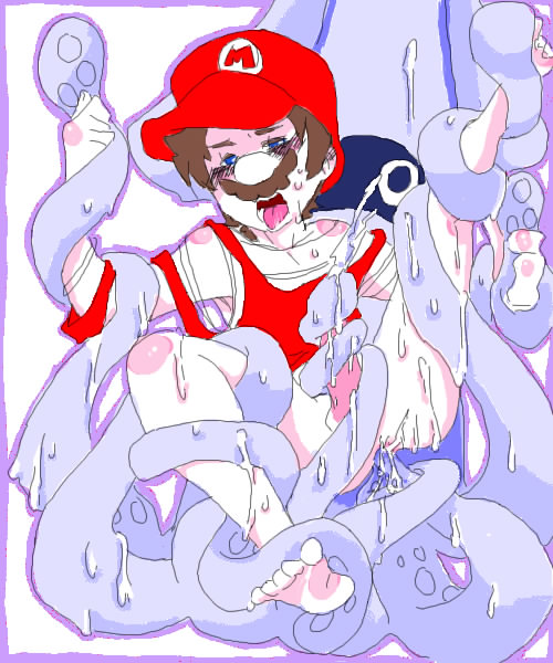 artist_request blooper male_only mario mario_(series) nintendo straight_hair tagme tentacles