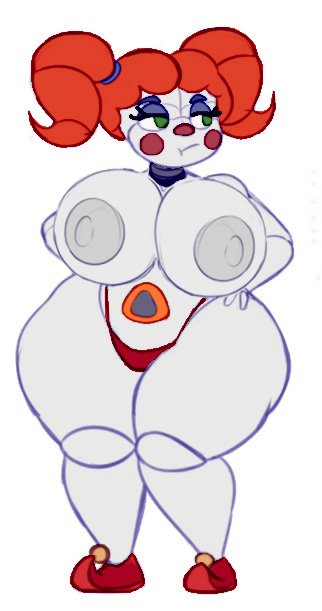 ass ass_out baby_(fnafsl) big_ass big_breasts big_butt breasts breasts_out casual_exposure casual_nudity circus_baby circus_baby_(fnaf) circus_baby_(sausagesspicy) edit five_nights_at_freddy's five_nights_at_freddy's:_sister_location fnaf huge_breasts robot robot_girl sausagesspicy sausagesspicy_(artist) scottgames sister_location thick_thighs