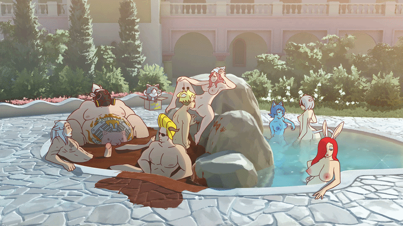 2021, 4boys, 5girls, alternate version available, animated, breasts, cartoon network, casual, casual nudity, crossover, cunnilingus, dark skin, devouring pussy, disney, eastern and western character, female, gif, group, hypercasual, jessica rabbit, johnny bravo, johnny bravo (series), licking pussy, male, male masturbation, manyakis, masturbation, nicole watterson, nicole watterson (anime), nier: automata, nipples, no sound, nude, nudist, oral, outdoors, overwatch, pale skin, penis, pool, public, pussy, roadhog, shorter than 10 seconds, shorter than 30 seconds, spread legs, straight, tagme, temmie (undertale), the amazing world of gumball, toby fox, uncensored, undertale, undertale (series), unknown character, warner bros, warner brothers, water, yorha 2b, zootopia