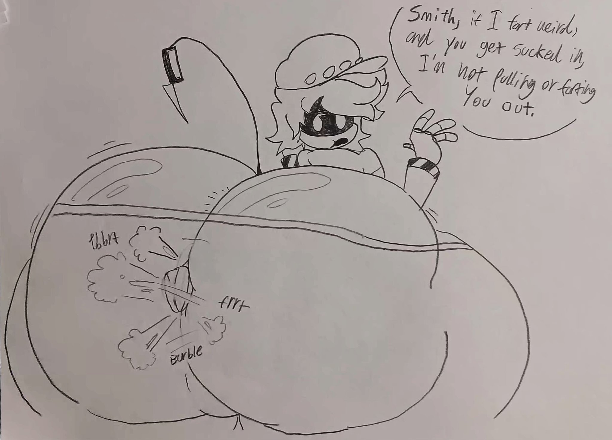 2boys, anal vore, anus peek, artist request, artist self-insert, ass, ass bigger than head, ass cleavage, ass crack, ass crack outline, bigger male, butt, butt bigger than head, butt cleavage, butt crack, butt crack outline, fart, fart cloud, fart fetish, femboy, foot outline, glitch productions, gurgling ass, gurgling butt, gurgling noise, hips, hips wider than shoulders, hyper ass, hyper butt, hyper hips, hyper thighs, male pred, murder drones, n (murder drones), smaller male, smaller sub bigger dom, smith (deelikedeez), text, thighs, thighs bigger than head, trapped in butt, trapped in clothing, unknown artist, vore