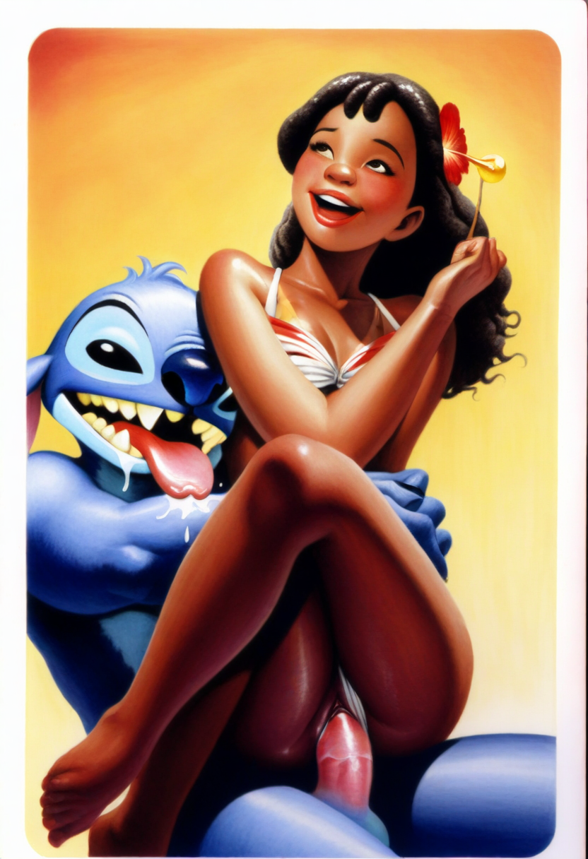 ai_generated alien disney hawaiian interspecies lilo_and_stitch stitch tagme