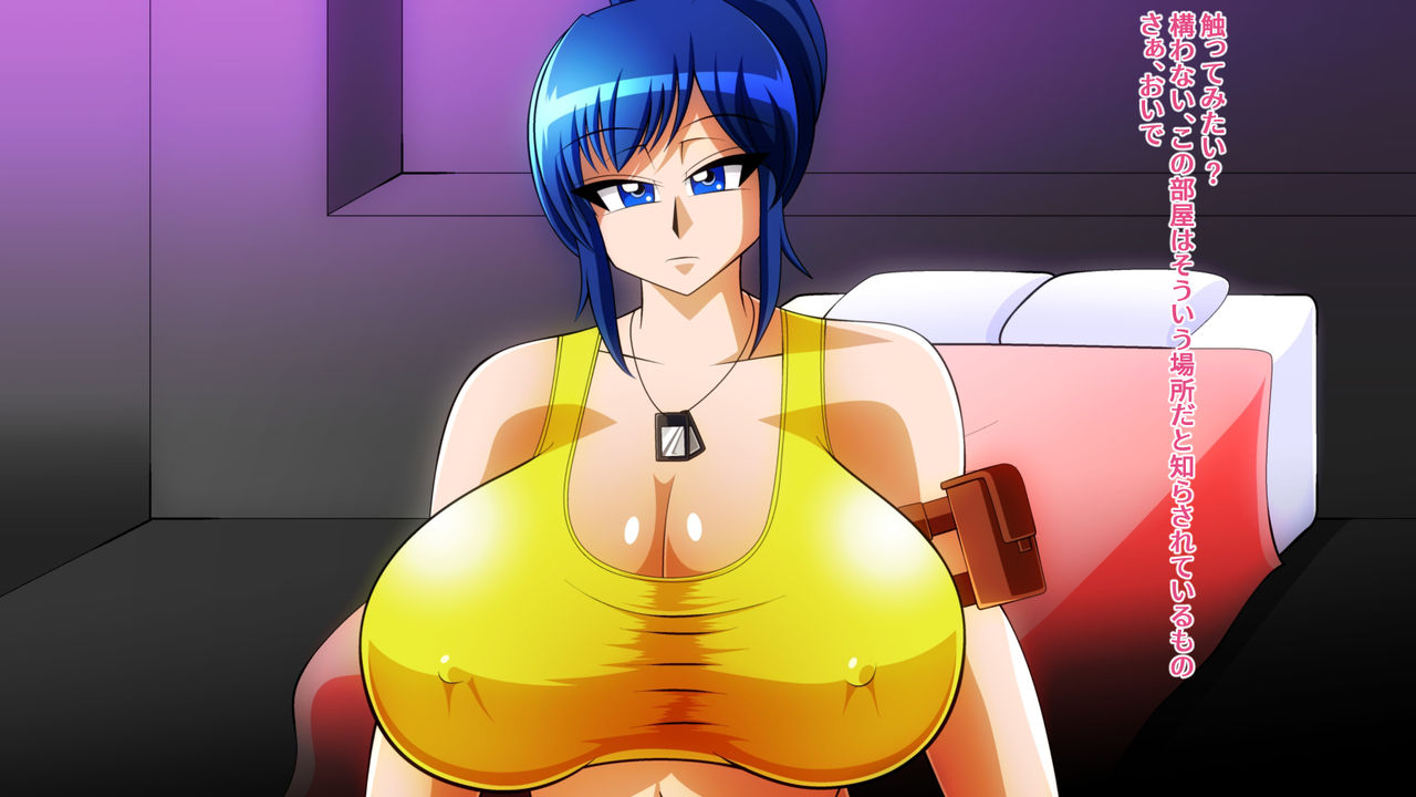 1girls bed bedroom big_breasts blue_eyes blue_hair breasts busty clothed female huge_breasts japanese_text kaimanwanio king_of_fighters leona_heidern light-skinned_female light_skin long_hair looking_at_viewer military nipple_bulge nipples pale-skinned_female pale_skin ponytail pov room soft_breasts standing tank_top text thick tied_hair tight_clothes voluptuous voluptuous_female