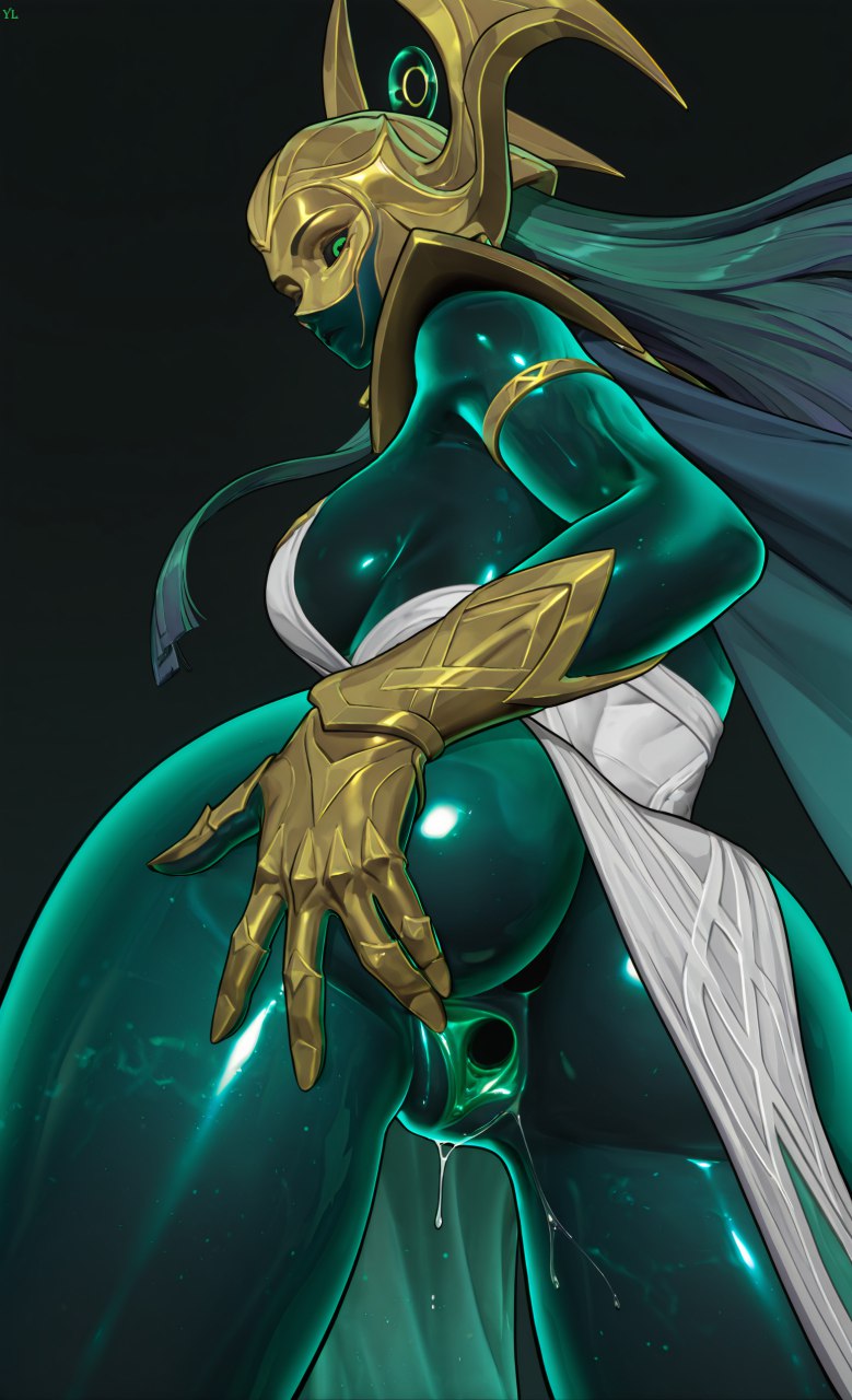 ai generated, female, hela, hela (empress of the cosmos), hela (marvel rivals), marvel, marvel comics, tagme