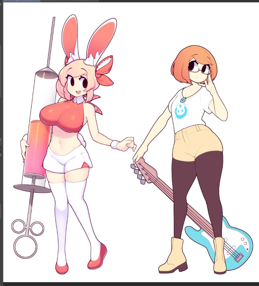 female female_only fiz fizintine luna_(fizintine) original oversized_object syringe