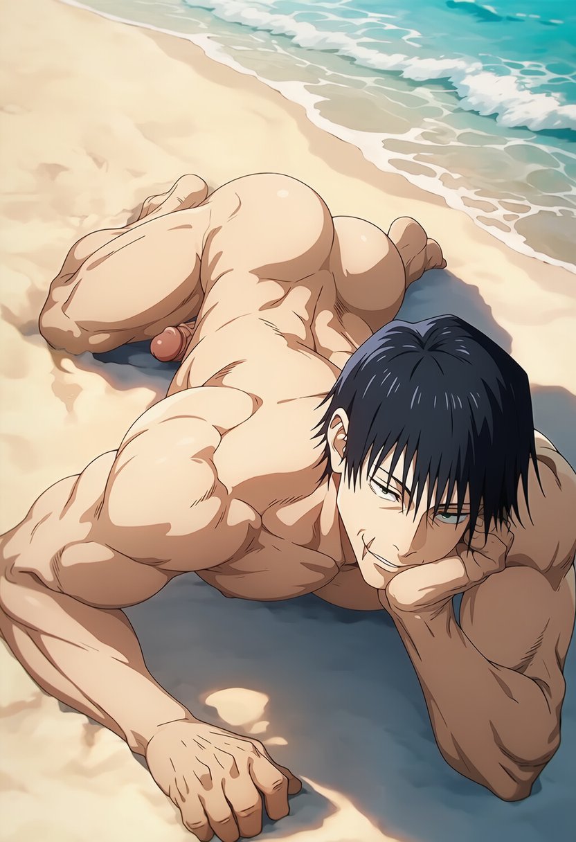 ai generated, gay, hawkchan99, jujutsu kaisen, male, male only, toji fushiguro