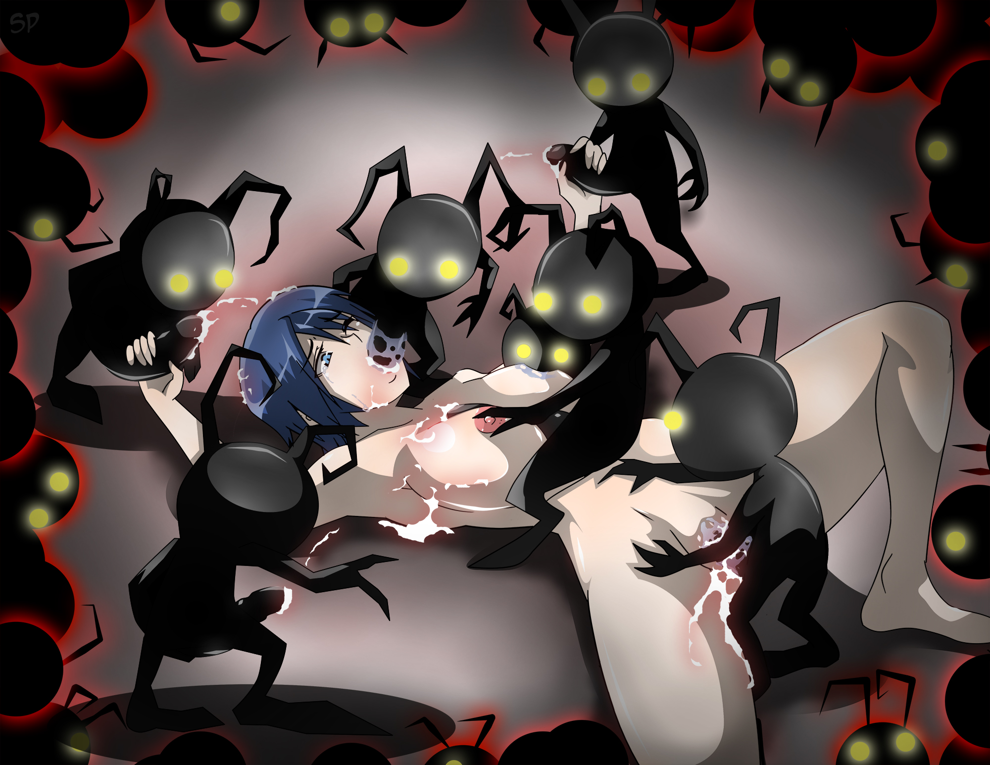 1girls, 6boys, aqua (kingdom hearts), big breasts, blue hair, breasts, crying with eyes open, cum, cum in mouth, cum in pussy, cum inside, cum on breasts, domination, fellatio, female, gangbang, handjob, heartless, human, interspecies, kingdom hearts, large breasts, larger female, male, monster, no bra, no panties, oral, outercourse, paizuri, pinned, pussy, rape, senyorpretty, sex, size difference, small dom big sub, smaller male, spitroast, spread legs, straight, surrounded