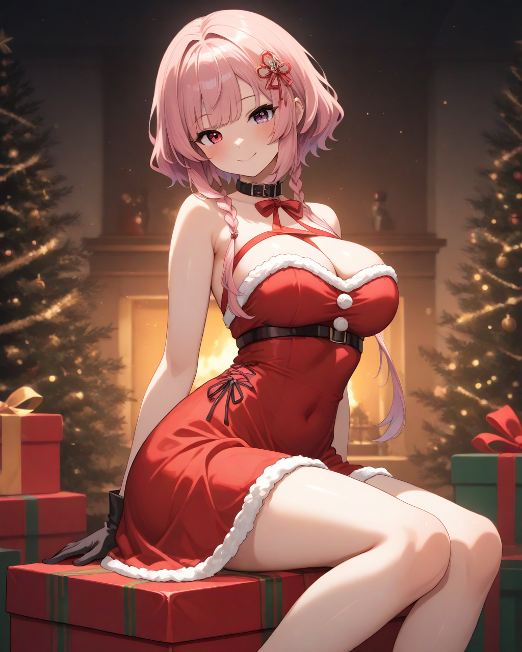 ai_generated christmas christmas_outfit essievt tagme vtuber