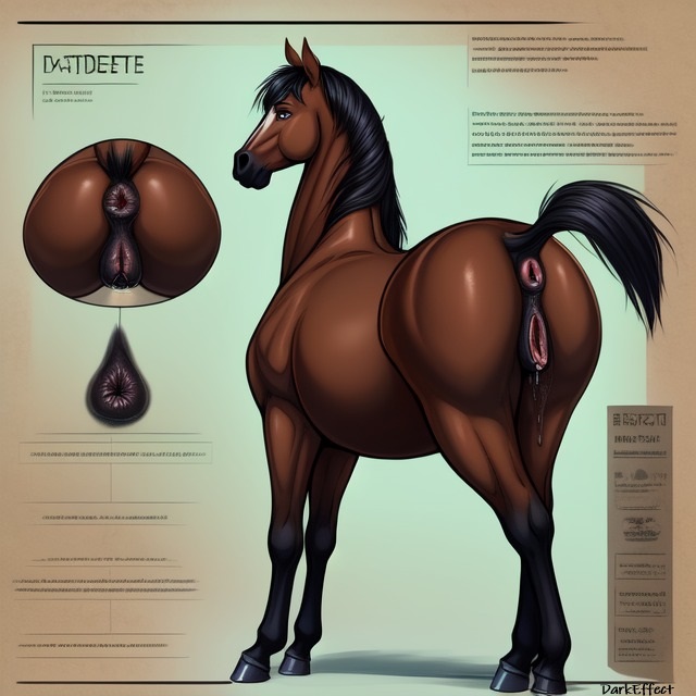 1girls ai_generated anatomically_correct anatomically_correct_genitalia anatomically_correct_pussy anatomy anatomy_chart anus ass_focus butt chart darkeffect diagram equine equine_anus equine_genitalia equine_pussy furry horse mare ponut presenting_hindquarters puffy_anus pussy pussy_juice rear_view tail