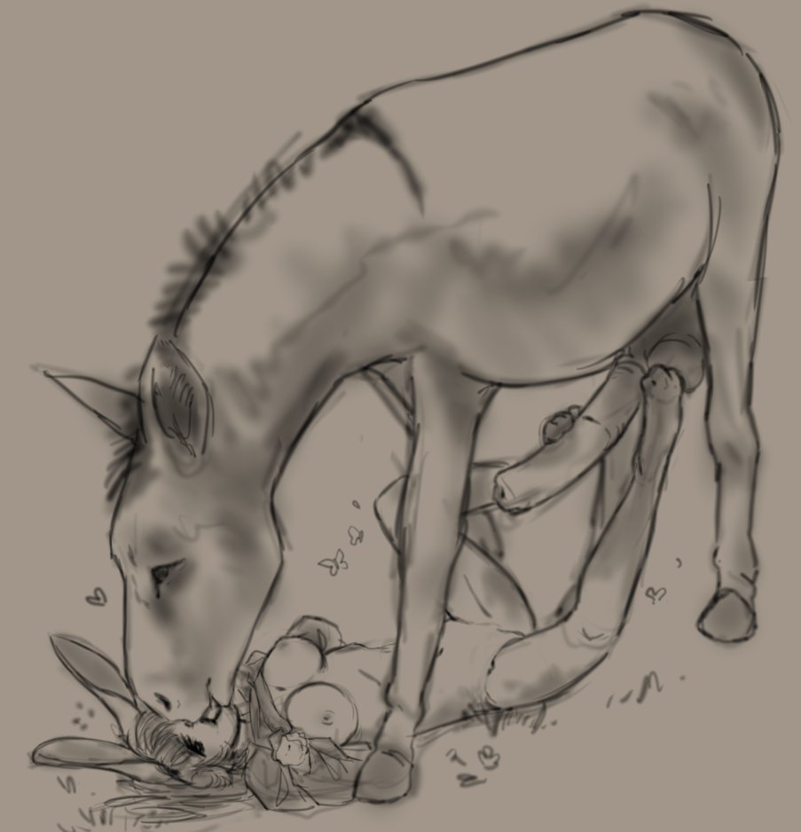 donkey, footjob, footjob while kissing, jerking while kissing, kissing, kissing while footjob, kissing while jerking, lagomorph, zoophilia, zyumin