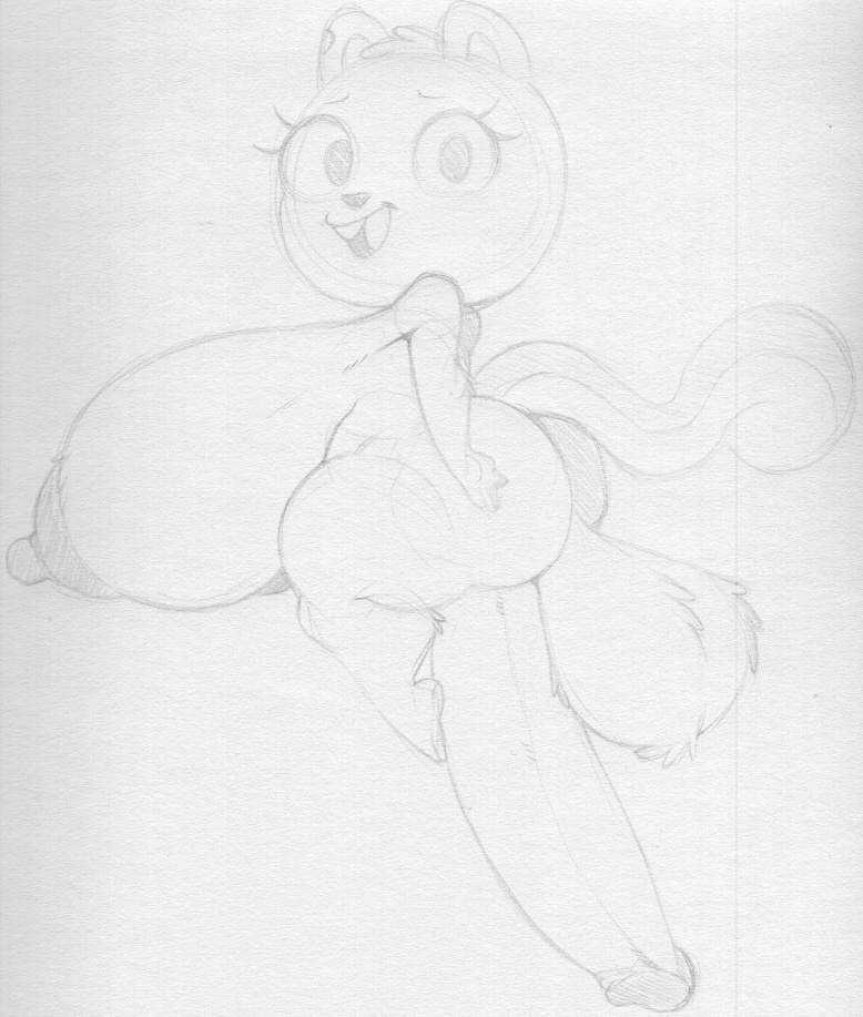 anthro balls big_balls big_breasts big_penis breasts erection genitals herm huge_balls huge_breasts huge_cock hyper hyper_balls hyper_breasts hyper_genitalia hyper_penis intersex kiff_(series) kiff_chatterley mammal monochrome nipples penis rodent sbshouseofpancakes sciurid short_stack solo tree_squirrel