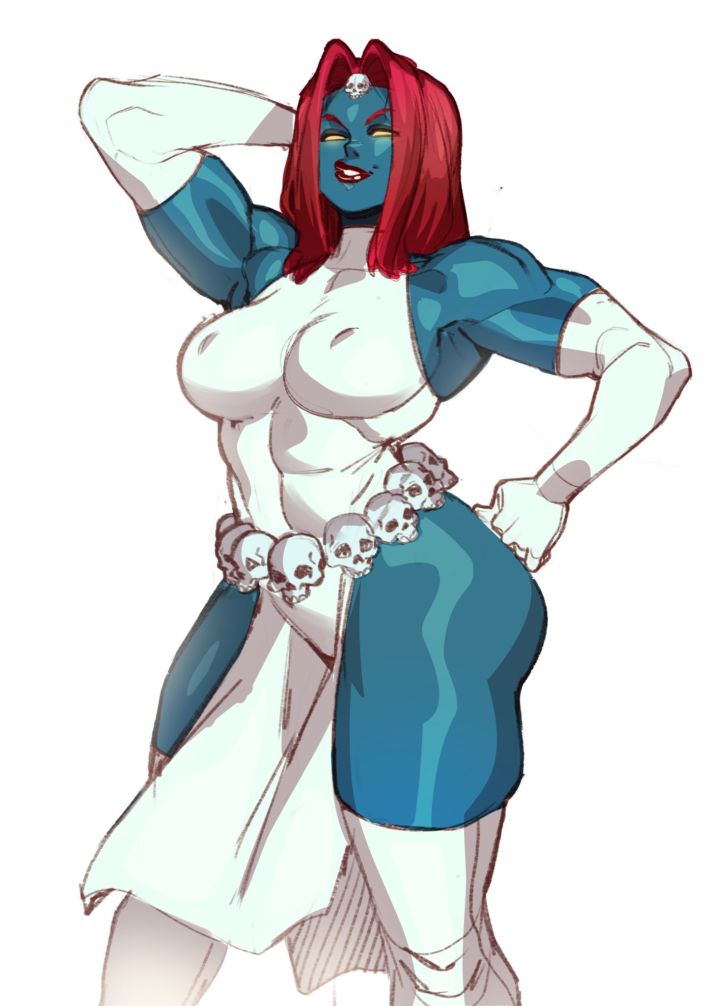 1girls, big ass, big breasts, blue body, blue skin, blue-skinned female, breasts, bust, busty, chest, curvaceous, curvy, curvy figure, digital media (artwork), drakk art, drakkaiart, female, hips, hourglass figure, huge ass, huge breasts, large ass, large breasts, legs, marvel, marvel comics, mature, mature female, mutant, mutant (marvel), mystique, raven darkholme, slim waist, thick, thick hips, thick legs, thick thighs, thighs, voluptuous, waist, wide hips, x-men