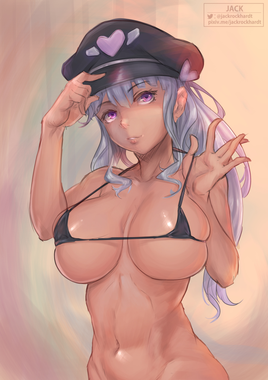 1girls, big breasts, bikini, breasts, cleavage, female, female only, jackrockhardt, large breasts, looking at viewer, solo