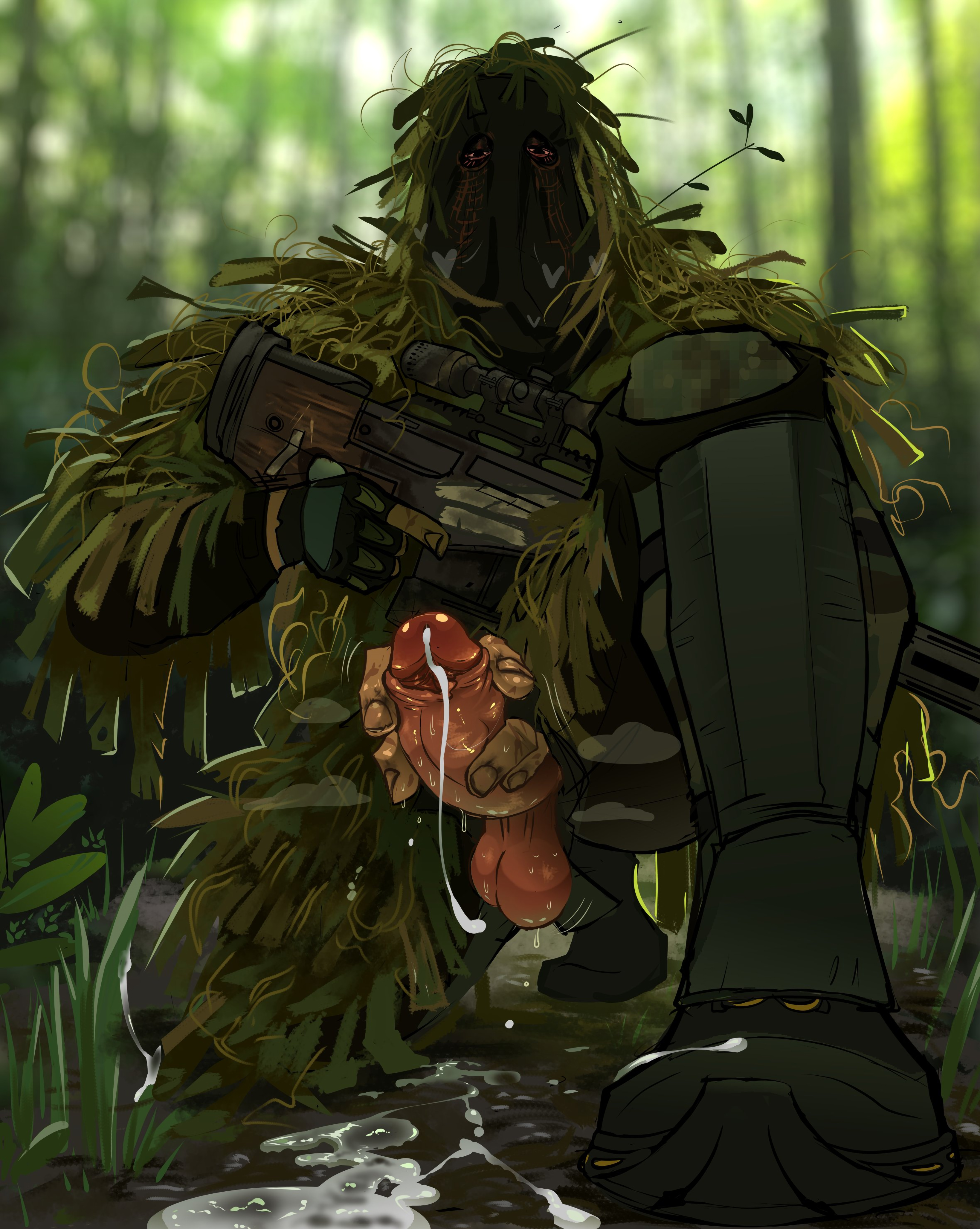 1boy, activision, balls, bara, big balls, big penis, call of duty, call of duty modern warfare 2 (2022), clothing, cum, cum drip, cum dripping from penis, erection, gay, genital fluids, hard on, hotsatans, huge balls, huge cock, könig, konig, looking at viewer, male, male focus, male only, masculine male, mask, masked, masked male, masturbation, muscular, muscular male, orgasm, outdoors, penis, solo, solo male, yaoi