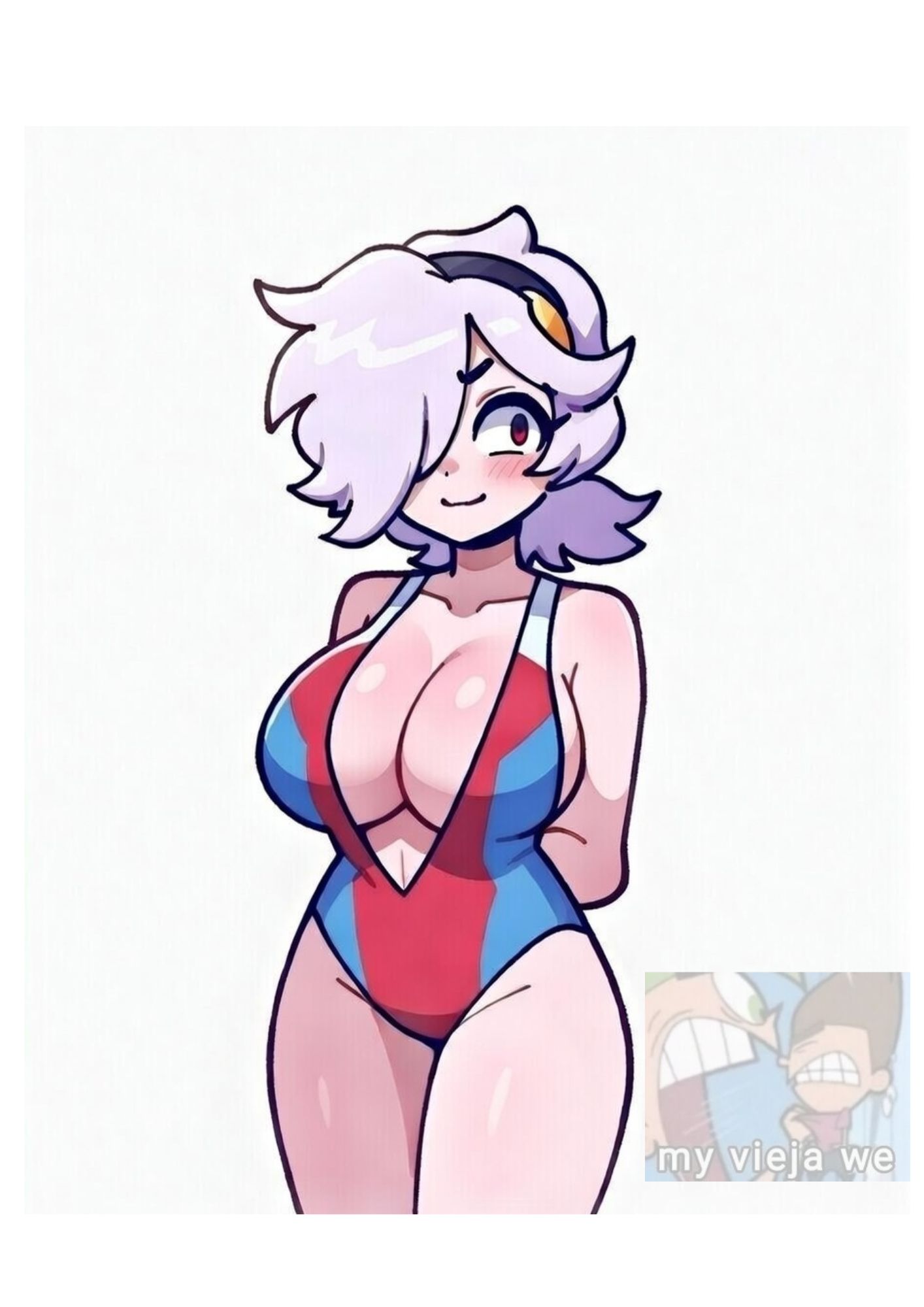 ai generated, brawl stars, breasts, colette (brawl stars), cute, sfw