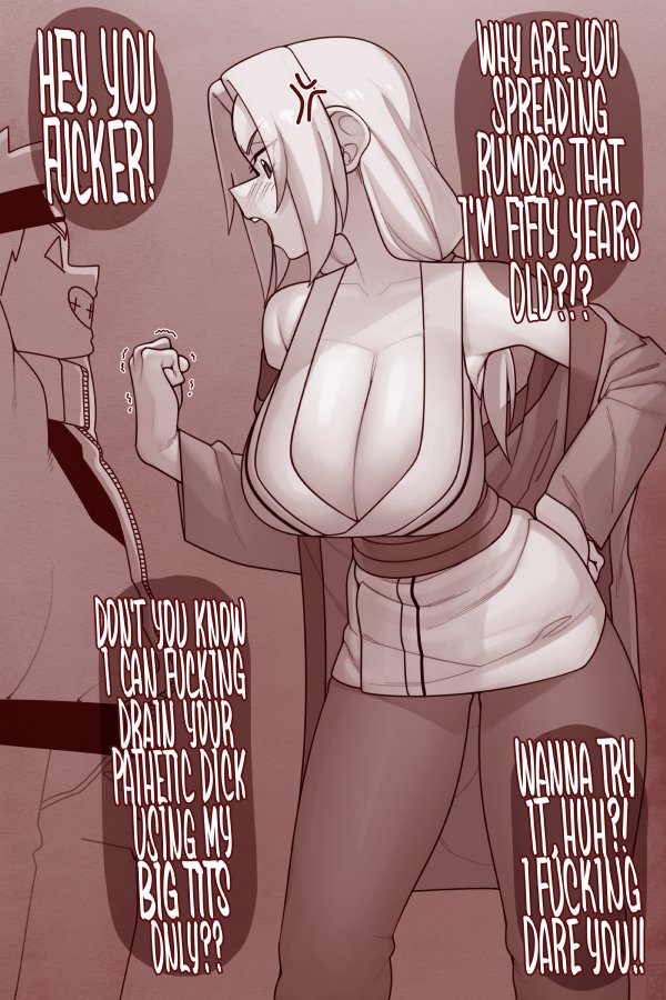 1boy, 1girls, age difference, ass, big ass, big breasts, breasts, bust, busty, chest, curvaceous, curvy, curvy figure, digital media (artwork), ekz, female, female focus, hips, hokage, hourglass figure, huge ass, huge breasts, human, kunoichi, large ass, large breasts, legs, light skin, light-skinned female, light-skinned male, lips, male, male/female, mature, mature female, naruto, naruto (series), naruto shippuden, ninja, older female, older female and younger male, shounen jump, slim waist, straight, thick, thick hips, thick legs, thick thighs, thighs, tsunade, uzumaki naruto, voluptuous, waist, wide hips, younger male
