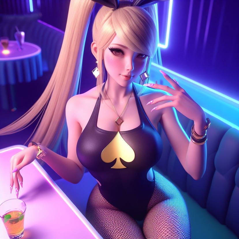 1girls, ai generated, bimbo, blonde hair, breasts, earrings, female, female focus, female only, fishnets, hourglass figure, lexithong, metroid, nail polish, nails, necklace, nintendo, painted nails, queen of spades, raceplay, samus aran