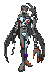 1girls bandai_namco breasts digimon edit female female_only ladydevimon medium_breasts nipples omnija pale_skin pixel_art pussy red_eyes red_nipples shaved_pussy solo solo_female sprite sprite_edit transparent_background vagina