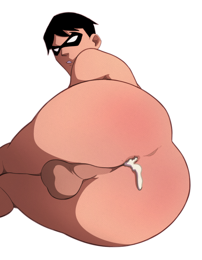 ass_focus cum cum_in_ass dc dc_comics dick_grayson dkmate gay gay_sex male mask_only nsfw robin_(dc) robin_(dick_grayson) robin_(young_justice) skinny yaoi