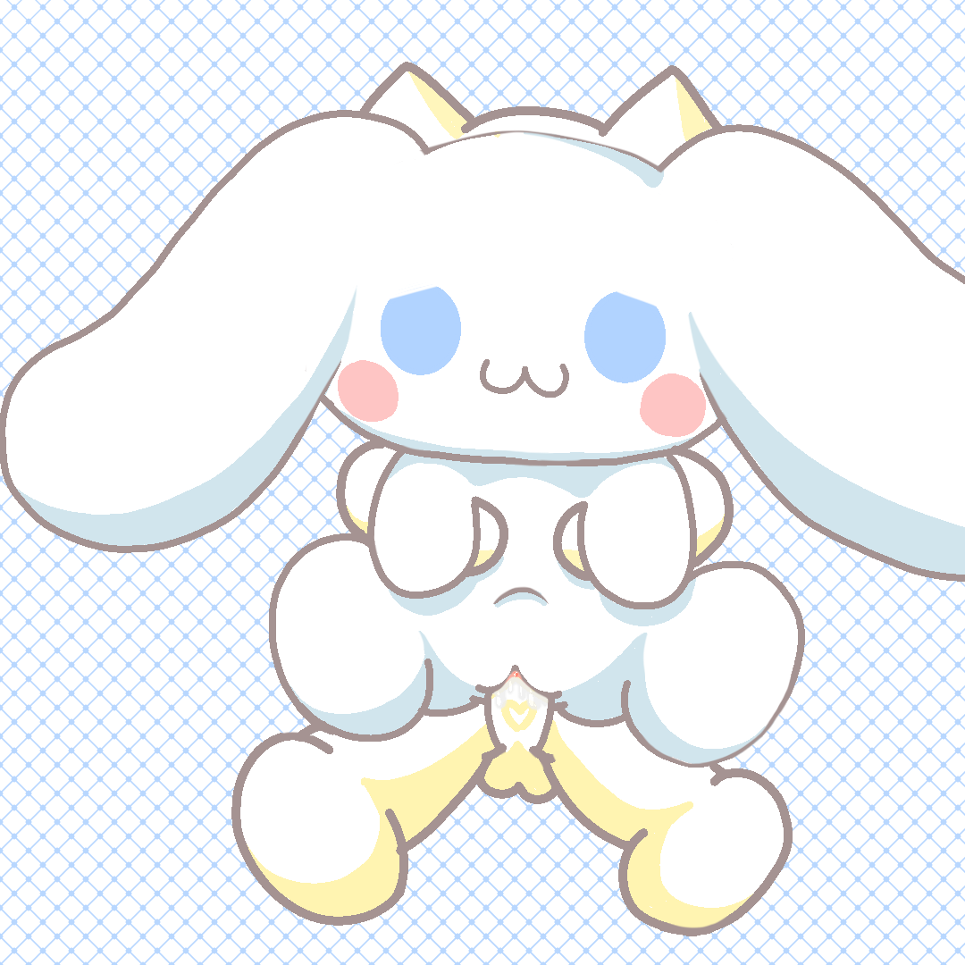 1:1 :3 cinnamon_(cinnamoroll) cinnamoroll cinnamoroll_(series) duo female feral fur genitals male male/female penis sanrio smile xinpero