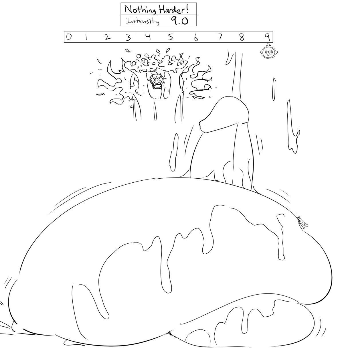 angel, black and white, breast expansion, breast growth, breast growth (enlargement), breasts, breasts bigger than body, breasts bigger than head, cum, excessive cum, female, genital expansion, genital growth, genital growth (enlargement), growth, hyper, hyper breasts, hyper penis, kid icarus, line art, male, matsu-sensei, nintendo, palutena, penis, penis bigger than body, penis expansion, penis growth, penis growth (enlargement), pit, pit (kid icarus)