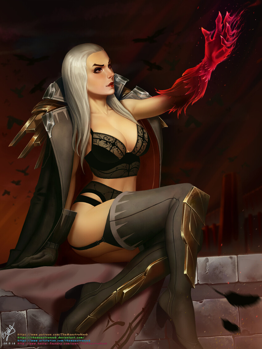 1girls female jericho_swain league_of_legends rule_63 themaestronoob