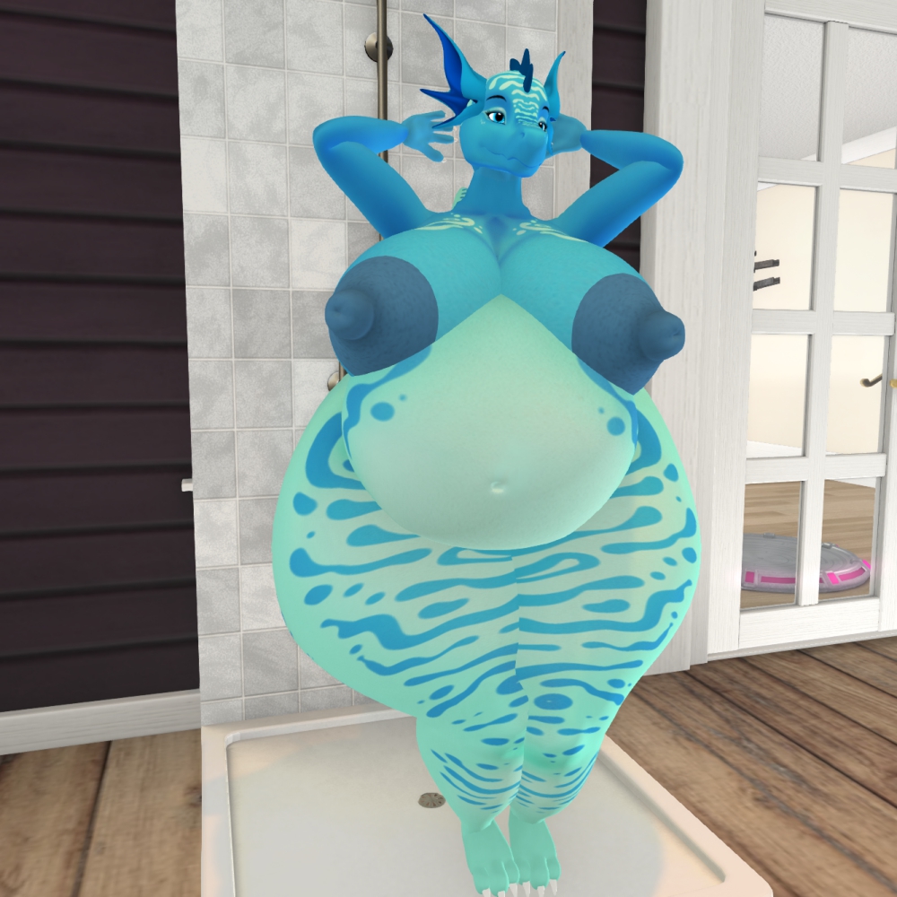 anthro big_breasts breasts chubby ferialexonar huge_breasts scalie second_life tagme thick_thighs wide_hips