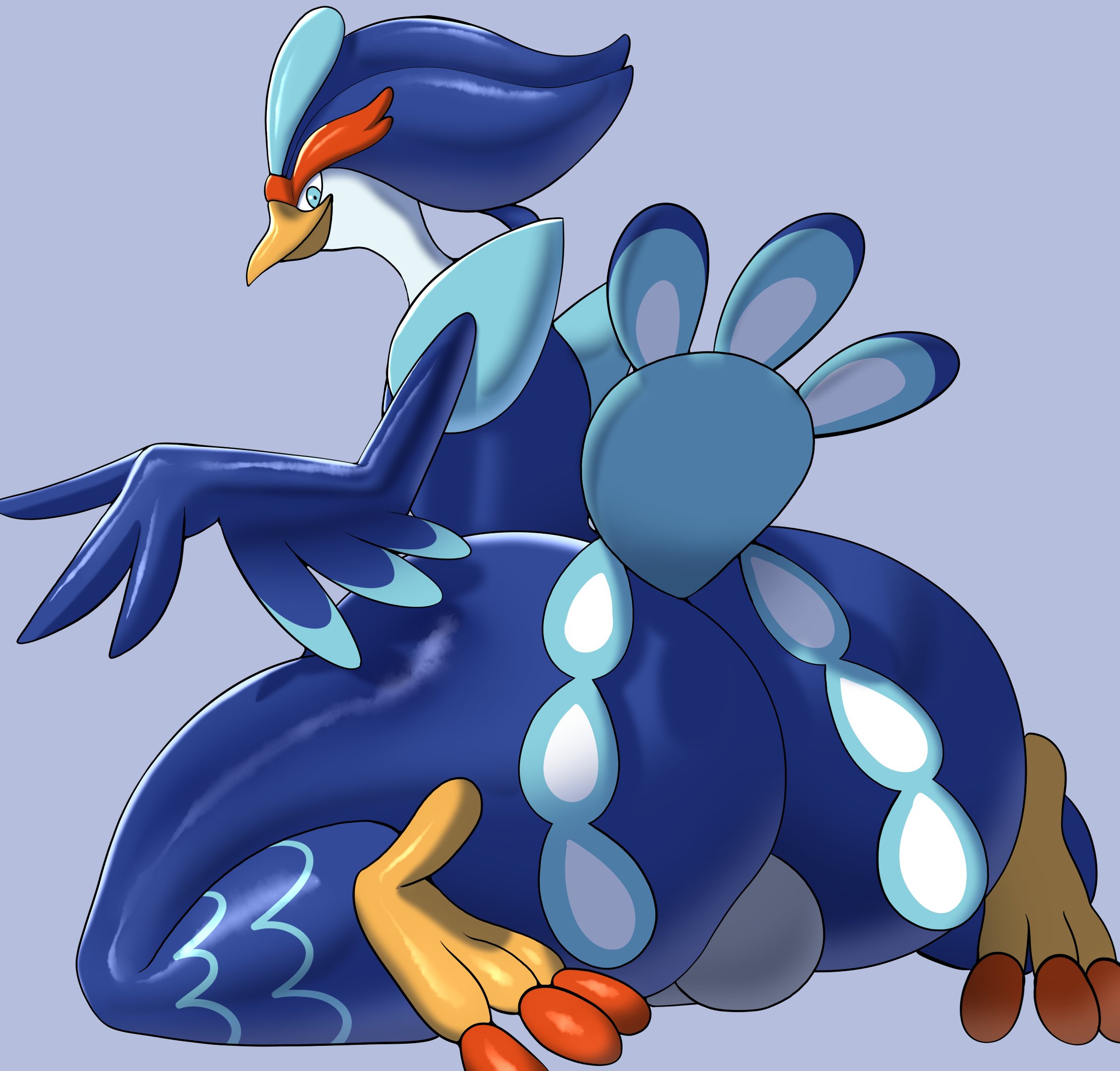 ass, babyhunt4, big ass, da ra ra ra, facesitting, game freak, huge ass, male, male only, nintendo, pokemon, quaquaval, smothering ass, tagme