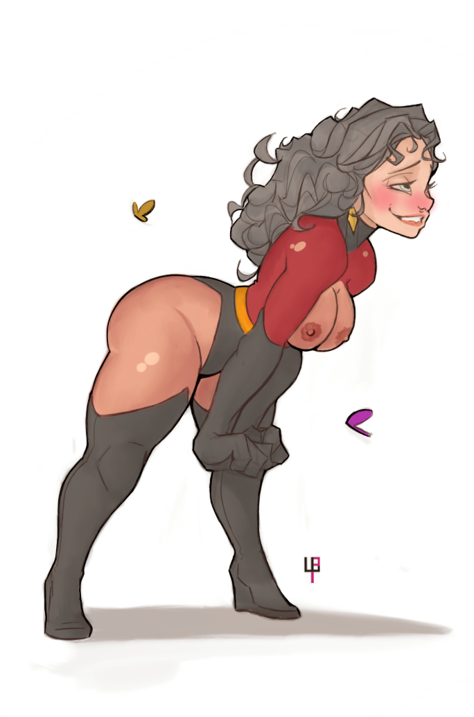 1girls, ass, big ass, breasts, breasts out, cosplay, crossover, crossover cosplay, disney, disney villains, elastigirl (cosplay), female, female only, hourglass figure, human, human only, light skin, light-skinned female, mature, mature female, medium breasts, mother gothel, solo, tangled, the incredibles, tight clothing, tomphelippe, wide hips