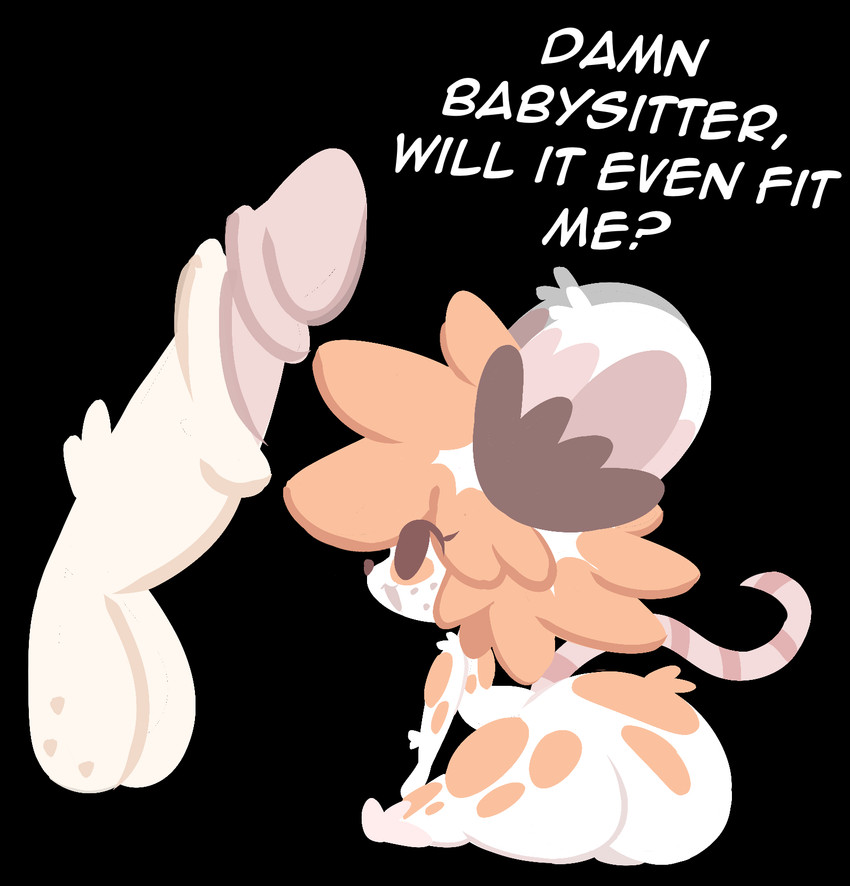 age difference, babysitter, big ass, cub, furry, julylafearata, male, male cub, male only, merry noel (rogywantscoffee), rat, rat ears, rat tail, smaller male, thick thighs