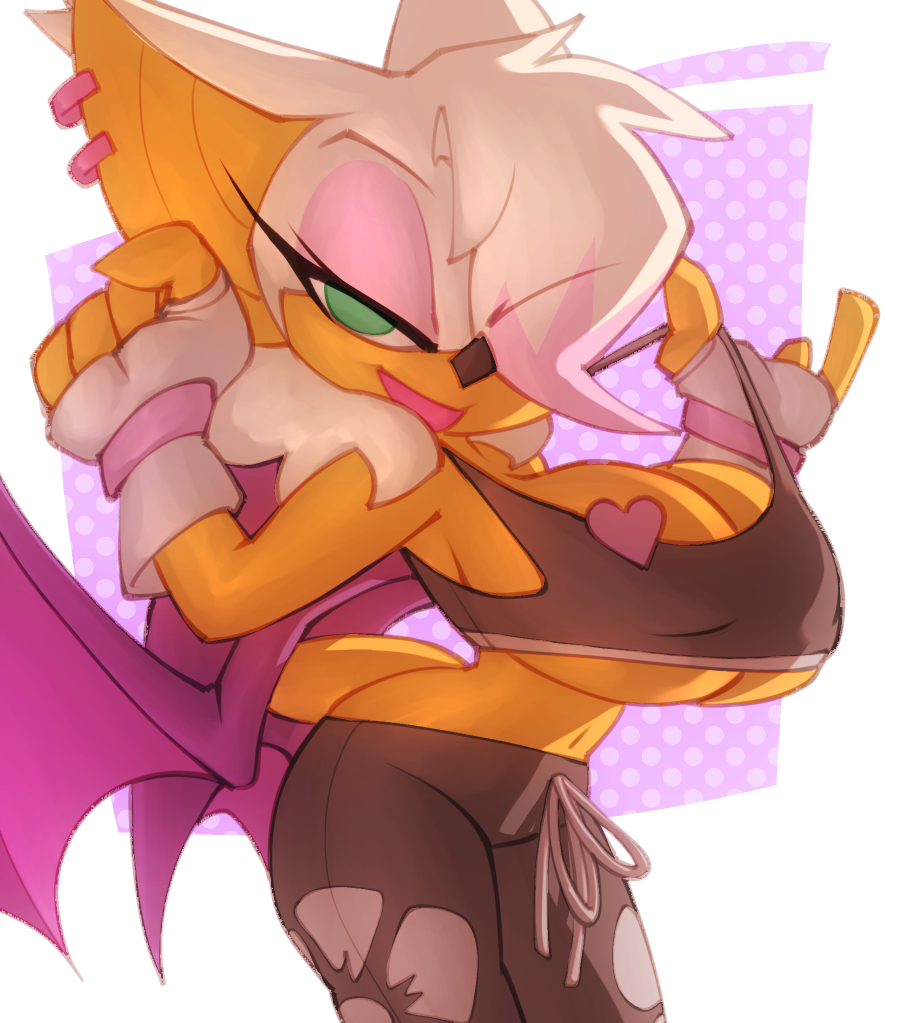 1girls, animal ears, anthro, big breasts, bigdad, breasts, cleavage, clothed, clothing, female, female only, fur, furry, furry only, green eyes, hair over one eye, hedgehog, huge breasts, large breasts, looking at viewer, mammal, rouge the bat, sega, smile, solo, sonic (series), sonic the hedgehog (series), tail, thick thighs, under boob, white fur, white hair, wings