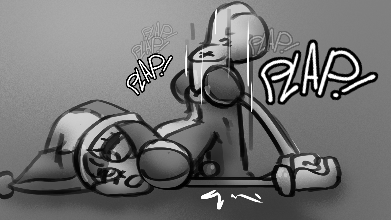 ass, ass up, bulge, cross-eyed, eviltqf, female, floating penis, floor, glitch productions, jester, male, onomatopoeia, penis, plap, pomni (the amazing digital circus), pussy, sketch, stomach bulge, straight, the amazing digital circus, tired, tired look, vaginal penetration