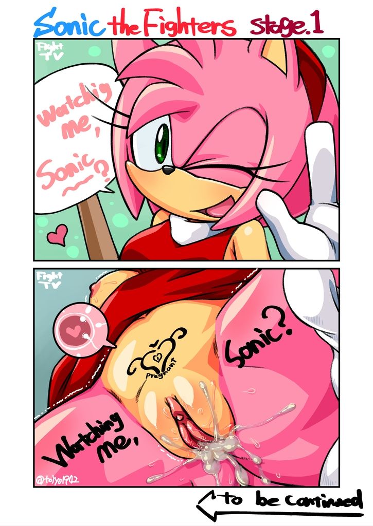 amy_rose anthro breasts clothing cum cum_in_pussy cum_inside female impregnation nipples ovum pussy sonic_(series) spread_legs tojyo upskirt x-ray