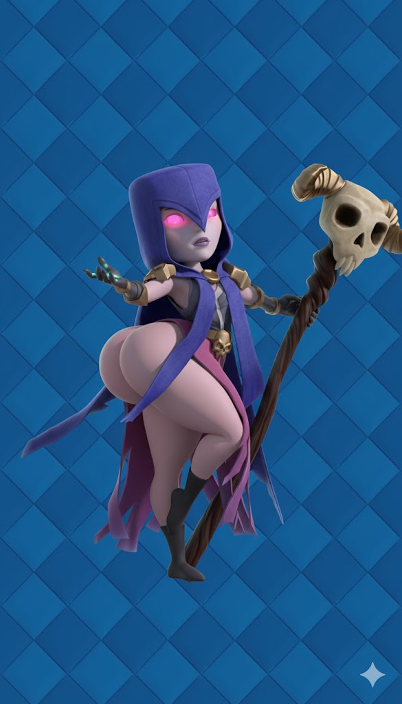 ai assisted, ai generated, ass, ass focus, big ass, big butt, butt focus, clash (series), clash royale, fat ass, fat butt, female, female focus, female only, huge ass, huge butt, massive ass, massive butt, solo, solo female, solo focus, thick, thick ass, witch (clash royale)
