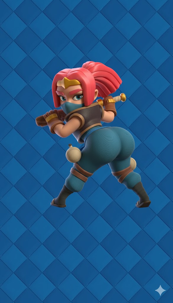 ai assisted, ai generated, ass, ass focus, big ass, big butt, boss bandit (clash royale), butt focus, clash (series), clash royale, fat ass, fat butt, female, female focus, female only, huge ass, huge butt, massive ass, massive butt, solo, solo female, solo focus, thick, thick ass