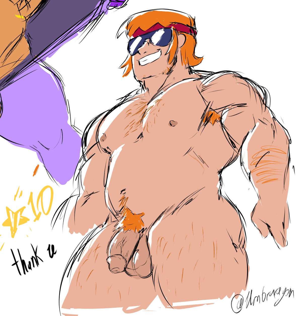 bara, brawl stars, buster (brawl stars), dinojaiba22, gay, male, muscular, muscular male, yaoi