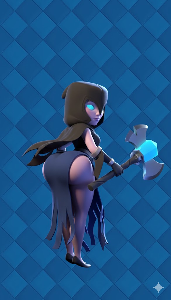 ai assisted, ai generated, ass, ass focus, big ass, big butt, butt focus, clash (series), clash royale, fat ass, fat butt, female, female focus, female only, huge ass, huge butt, massive ass, massive butt, night witch (clash royale), solo, solo female, solo focus, thick, thick ass, torn clothes, torn clothing
