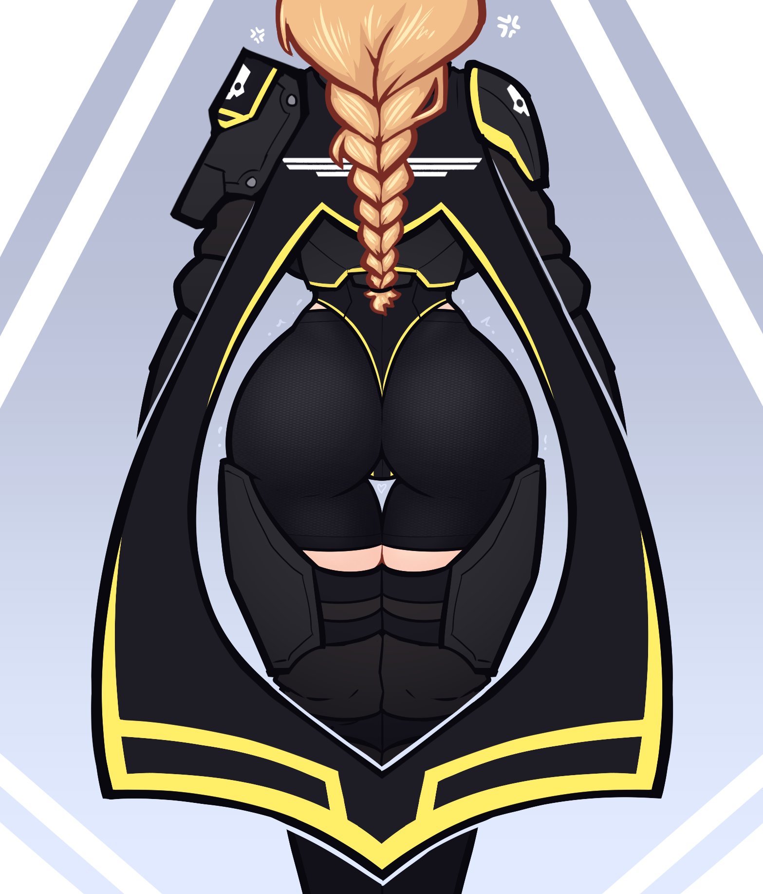 1girls, ass, ass focus, curvaceous, curvy, curvy body, curvy female, curvy figure, curvy hips, female, helldivers, helldivers 2, indie virtual youtuber, limebreaker, solo, solo female, solo focus, spats, thick thighs, thigh gap, thighs, virtual youtuber, whiskey project
