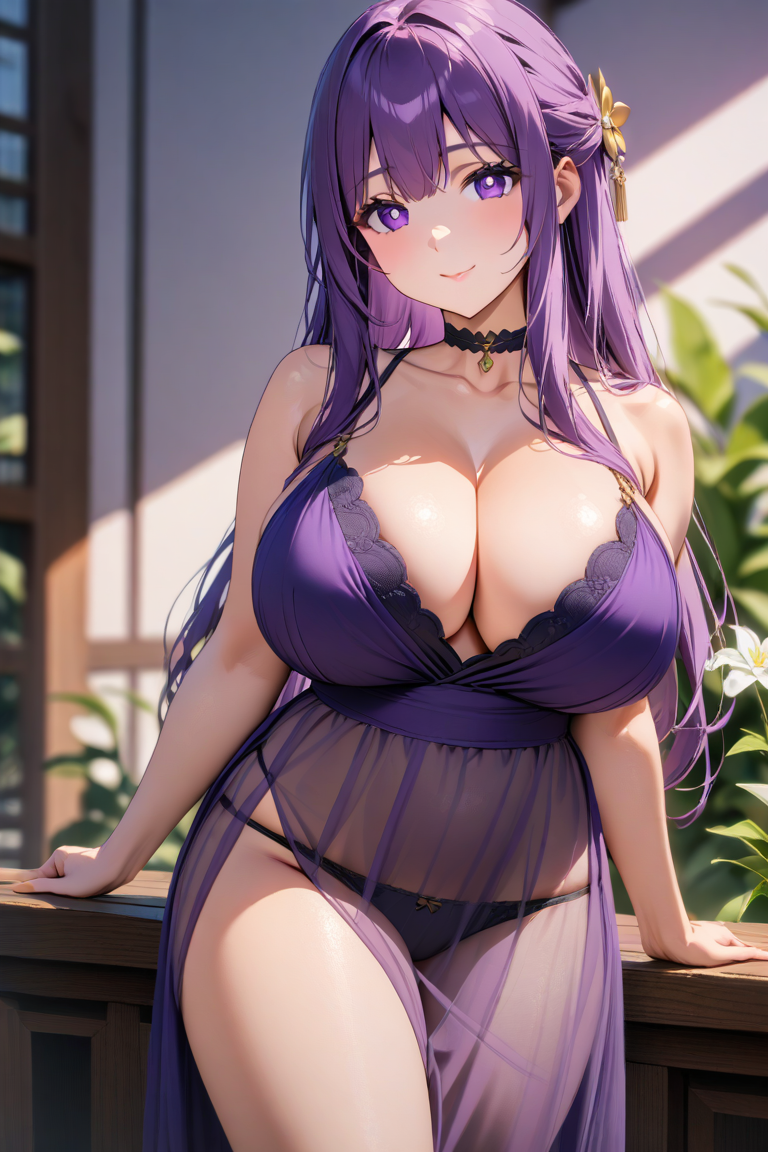 1girls, ai generated, bangs, big breasts, black panties, blush, breasts, female, female only, fern (sousou no frieren), huge breasts, lingerie, panties, sousou no frieren, thick thighs, thighs